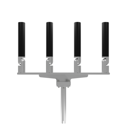 QUAD HORIZONTAL TREE ROD HOLDER WITH GIMBAL