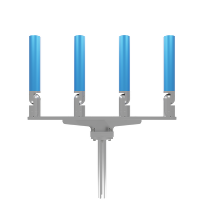 QUAD HORIZONTAL TREE ROD HOLDER WITH GIMBAL
