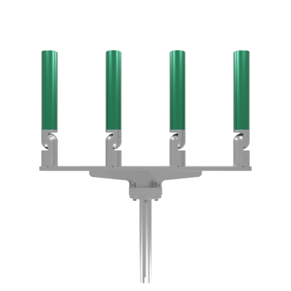 QUAD HORIZONTAL TREE ROD HOLDER WITH GIMBAL