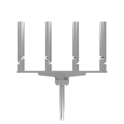 QUAD HORIZONTAL TREE ROD HOLDER WITH GIMBAL