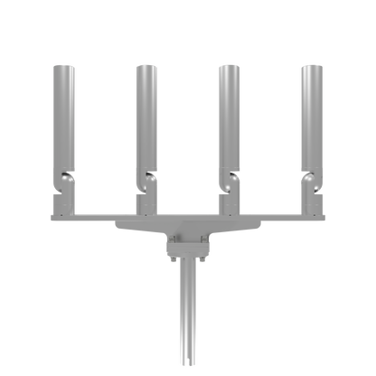 QUAD HORIZONTAL TREE ROD HOLDER WITH GIMBAL