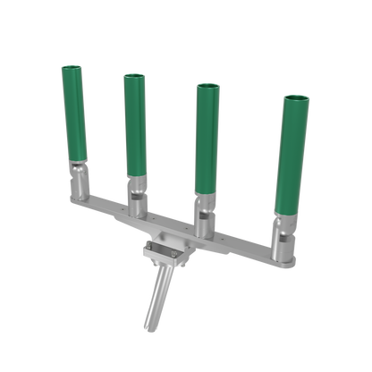 QUAD HORIZONTAL TREE ROD HOLDER WITH GIMBAL