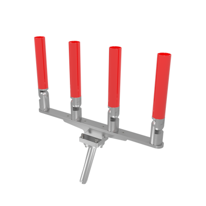QUAD HORIZONTAL TREE ROD HOLDER WITH GIMBAL