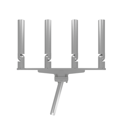 QUAD HORIZONTAL TREE ROD HOLDER WITH GIMBAL