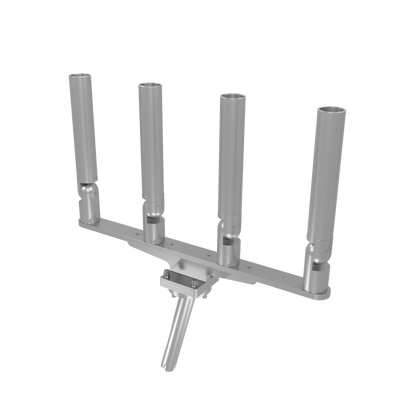 QUAD HORIZONTAL TREE ROD HOLDER WITH GIMBAL