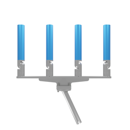 QUAD HORIZONTAL TREE ROD HOLDER WITH GIMBAL