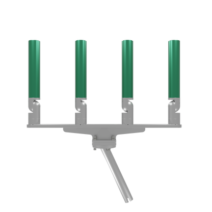 QUAD HORIZONTAL TREE ROD HOLDER WITH GIMBAL