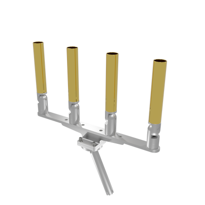 QUAD HORIZONTAL TREE ROD HOLDER WITH GIMBAL