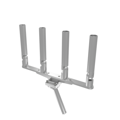 QUAD HORIZONTAL TREE ROD HOLDER WITH GIMBAL