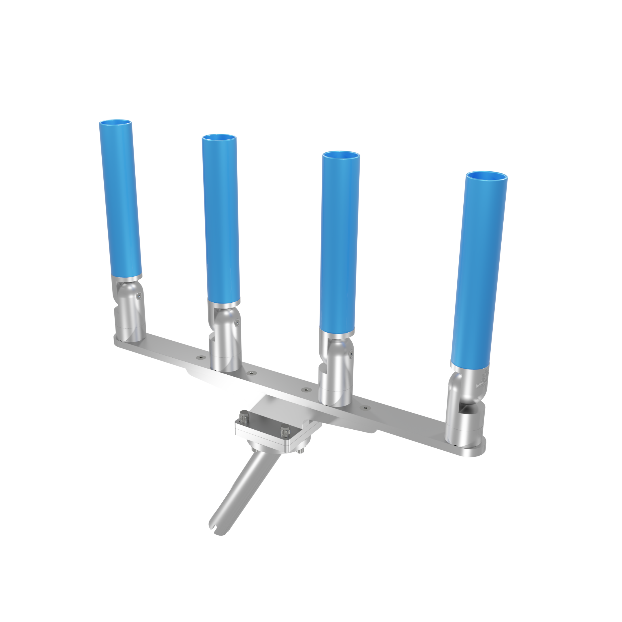 QUAD HORIZONTAL TREE ROD HOLDER WITH GIMBAL