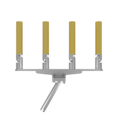 QUAD HORIZONTAL TREE ROD HOLDER WITH GIMBAL