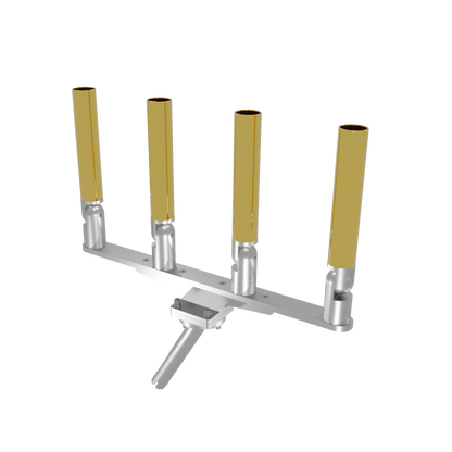 QUAD HORIZONTAL TREE ROD HOLDER WITH GIMBAL