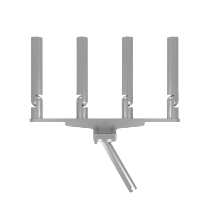 QUAD HORIZONTAL TREE ROD HOLDER WITH GIMBAL