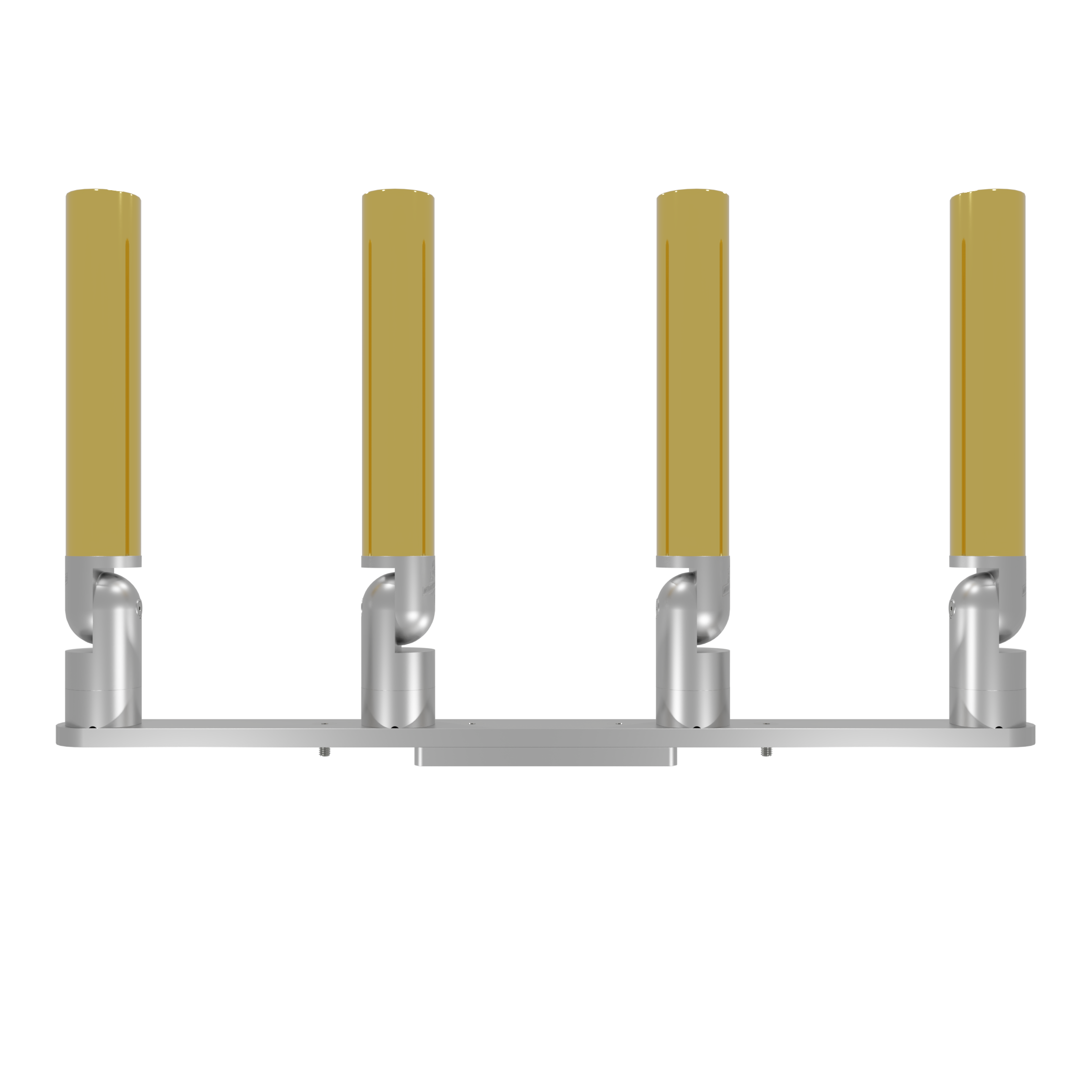 QUAD HORIZONTAL TREE ROD HOLDER WITH LOW PROFILE MOUNT