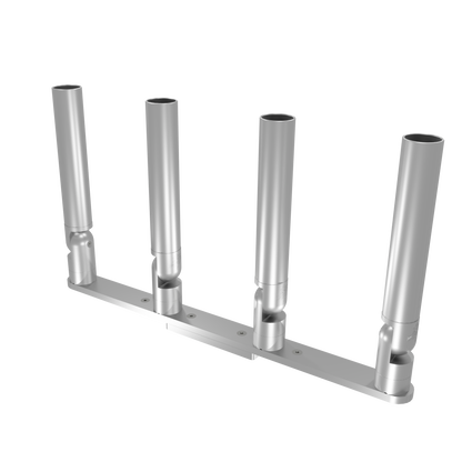 QUAD HORIZONTAL TREE ROD HOLDER WITH LOW PROFILE MOUNT