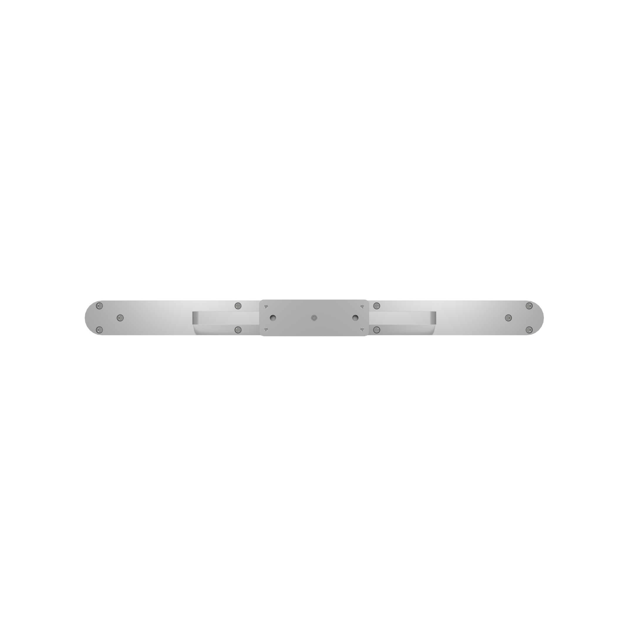 QUAD HORIZONTAL TREE ROD HOLDER WITH SKINNY GUNWALE MOUNT