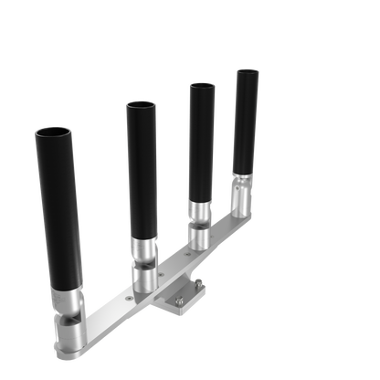 QUAD HORIZONTAL TREE ROD HOLDER WITH MOUNT
