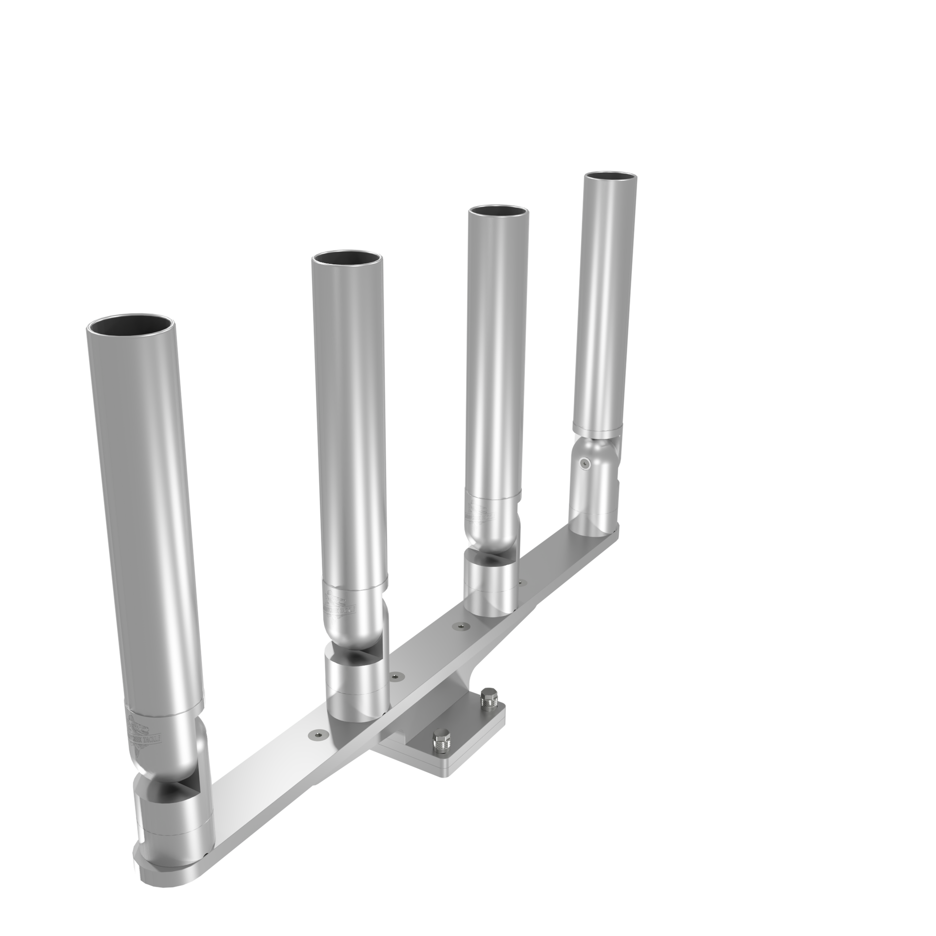 Quad Horizontal Tree Rod Holder with Mount – Durable & Versatile CLEAR / TRACK