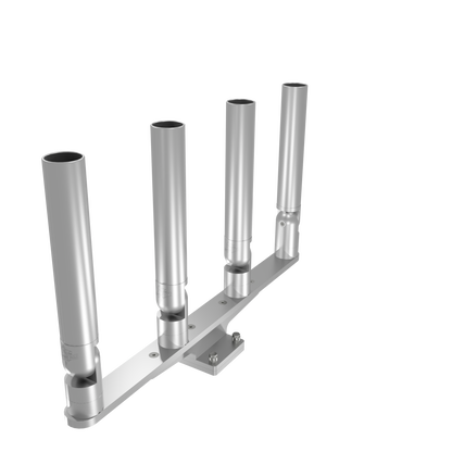 QUAD HORIZONTAL TREE ROD HOLDER WITH MOUNT