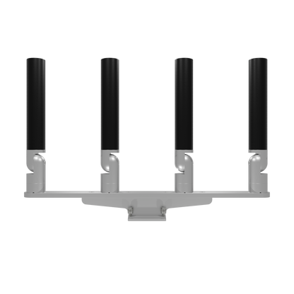 QUAD HORIZONTAL TREE ROD HOLDER WITH MOUNT