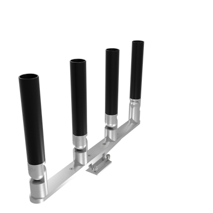 QUAD HORIZONTAL TREE ROD HOLDER WITH MOUNT