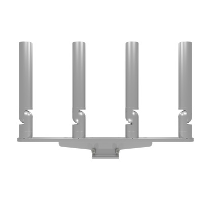 QUAD HORIZONTAL TREE ROD HOLDER WITH MOUNT