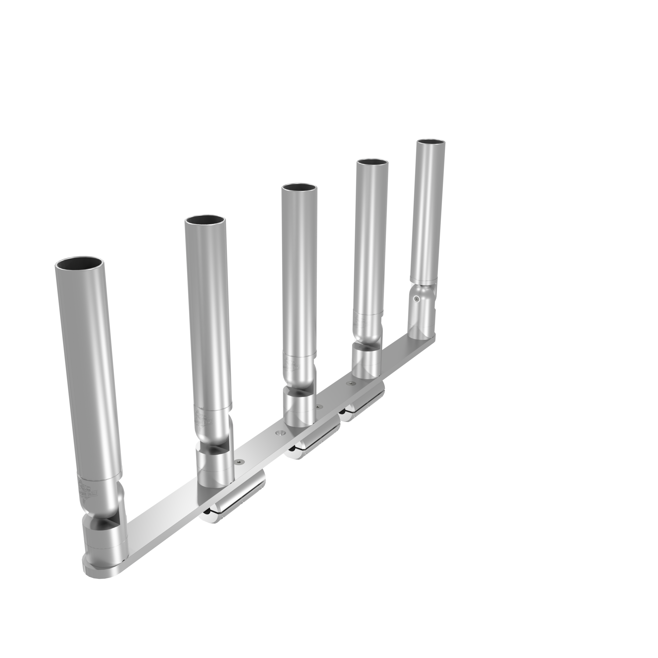 QUINT HORIZONTAL TREE ROD HOLDER WITH CLAMSHELL