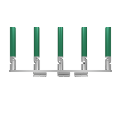 QUINT HORIZONTAL TREE ROD HOLDER WITH CLAMSHELL