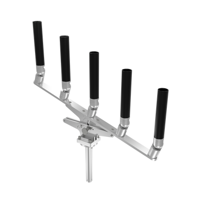 QUINT ARTICULATING TREE ROD HOLDER WITH GIMBAL
