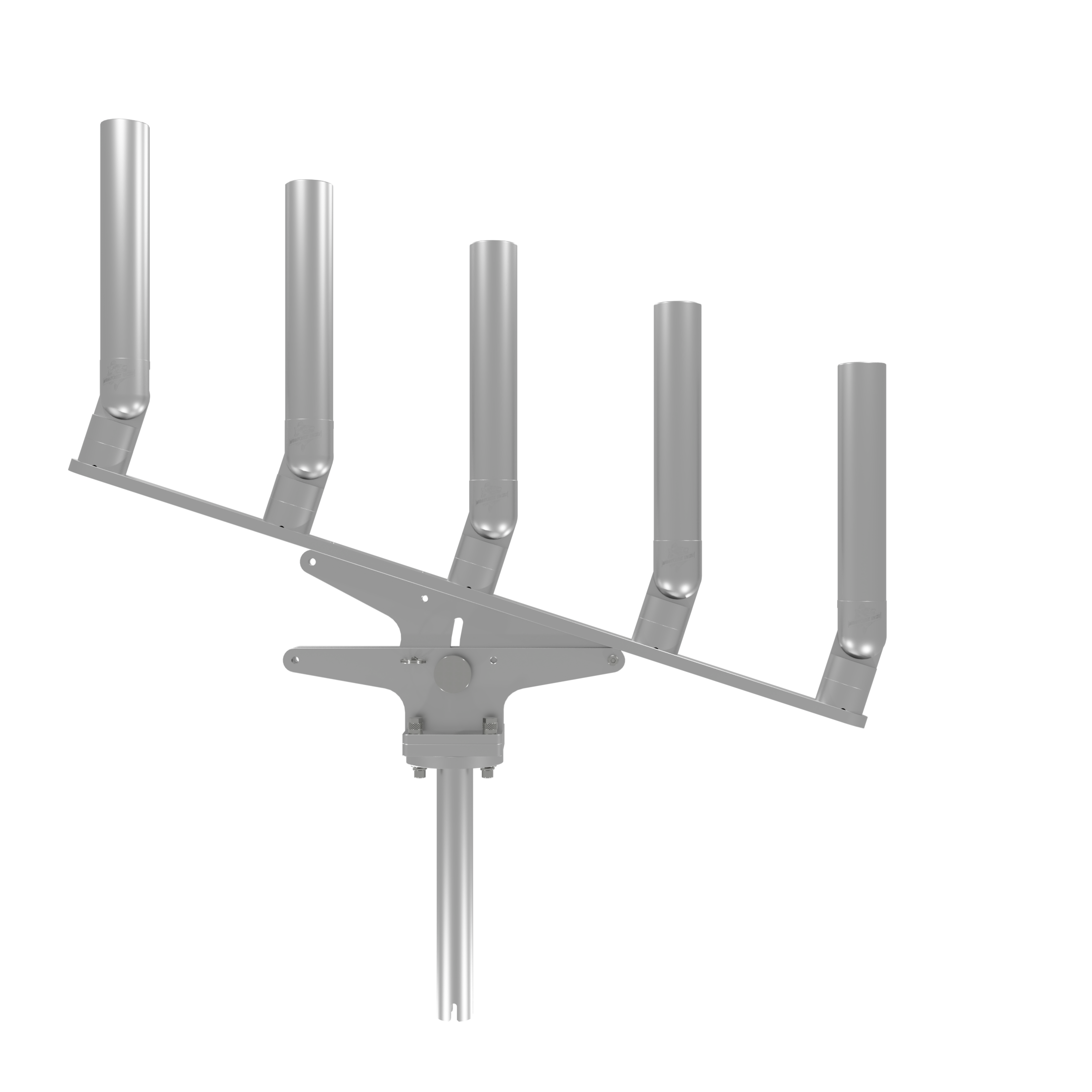 QUINT ARTICULATING TREE ROD HOLDER WITH GIMBAL