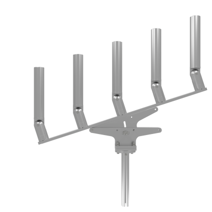 QUINT ARTICULATING TREE ROD HOLDER WITH GIMBAL