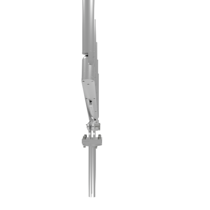 QUINT ARTICULATING TREE ROD HOLDER WITH GIMBAL