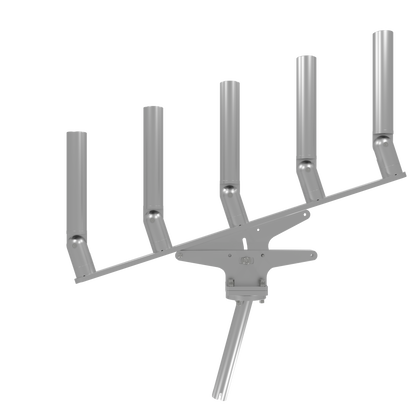 QUINT ARTICULATING TREE ROD HOLDER WITH GIMBAL