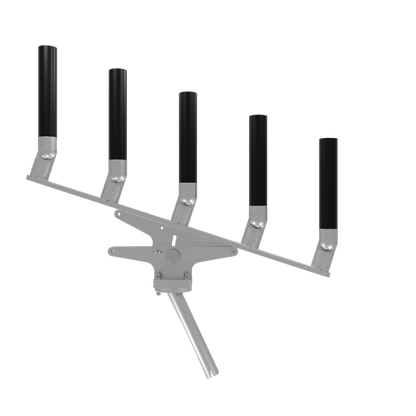 QUINT ARTICULATING TREE ROD HOLDER WITH GIMBAL