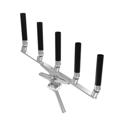 QUINT ARTICULATING TREE ROD HOLDER WITH GIMBAL