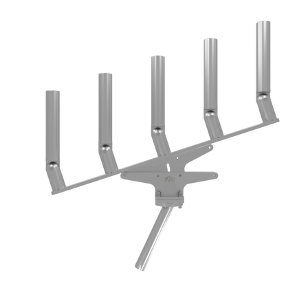 QUINT ARTICULATING TREE ROD HOLDER WITH GIMBAL