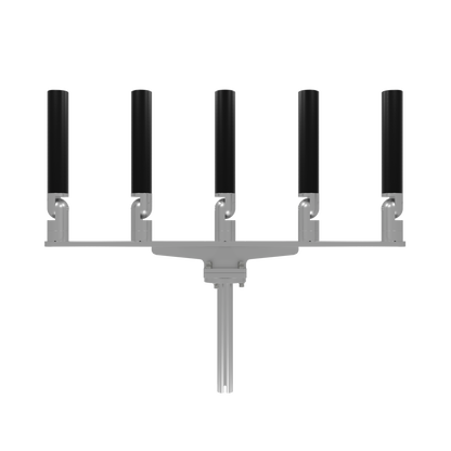 QUINT HORIZONTAL TREE ROD HOLDER WITH GIMBAL