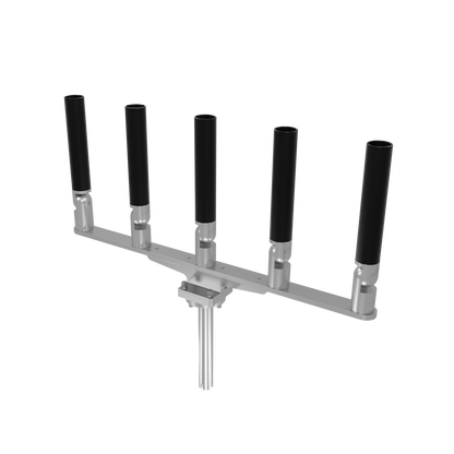 QUINT HORIZONTAL TREE ROD HOLDER WITH GIMBAL