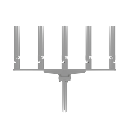 QUINT HORIZONTAL TREE ROD HOLDER WITH GIMBAL