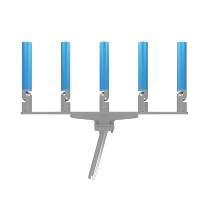 QUINT HORIZONTAL TREE ROD HOLDER WITH GIMBAL