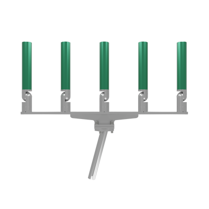 QUINT HORIZONTAL TREE ROD HOLDER WITH GIMBAL