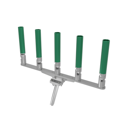 QUINT HORIZONTAL TREE ROD HOLDER WITH GIMBAL