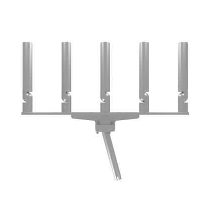 QUINT HORIZONTAL TREE ROD HOLDER WITH GIMBAL