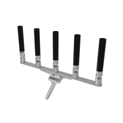 QUINT HORIZONTAL TREE ROD HOLDER WITH GIMBAL