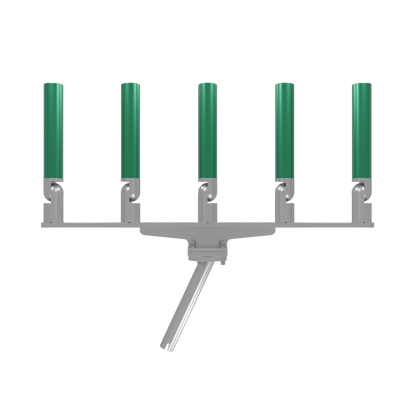 QUINT HORIZONTAL TREE ROD HOLDER WITH GIMBAL