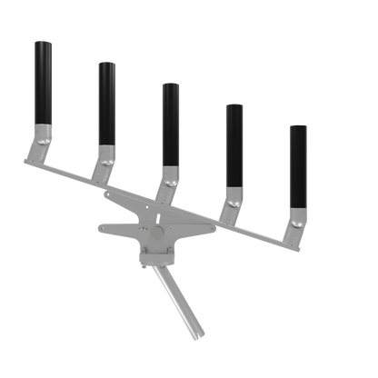 QUINT ARTICULATING TREE ROD HOLDER WITH GIMBAL
