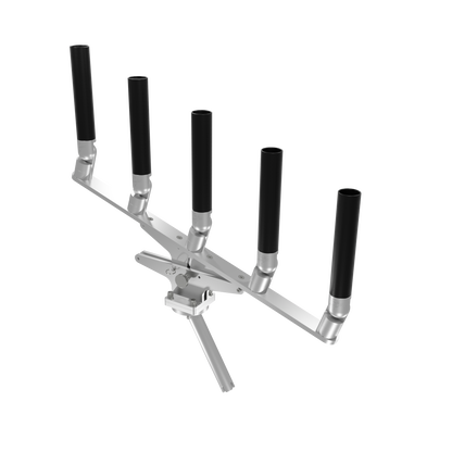QUINT ARTICULATING TREE ROD HOLDER WITH GIMBAL