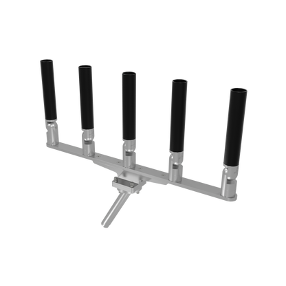 QUINT HORIZONTAL TREE ROD HOLDER WITH GIMBAL