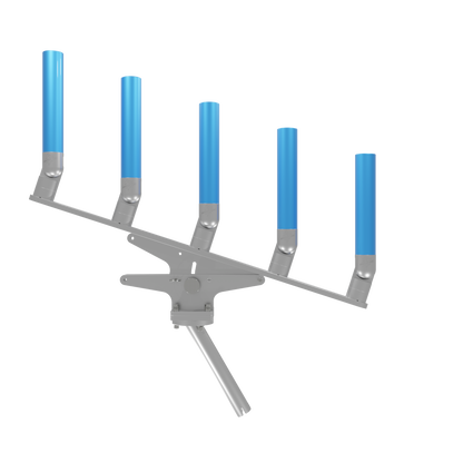 QUINT ARTICULATING TREE ROD HOLDER WITH GIMBAL