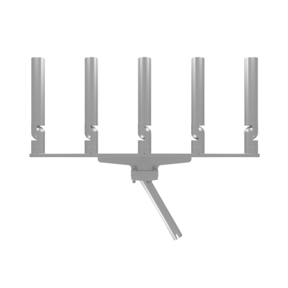 QUINT HORIZONTAL TREE ROD HOLDER WITH GIMBAL